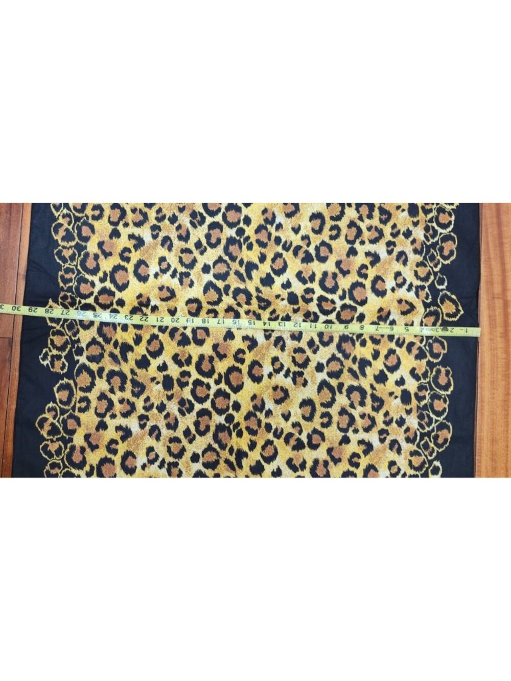 Les Foulards d'Henriette Leopard Print Square Scarf 30x31 Made USA - Picture 7 of 7